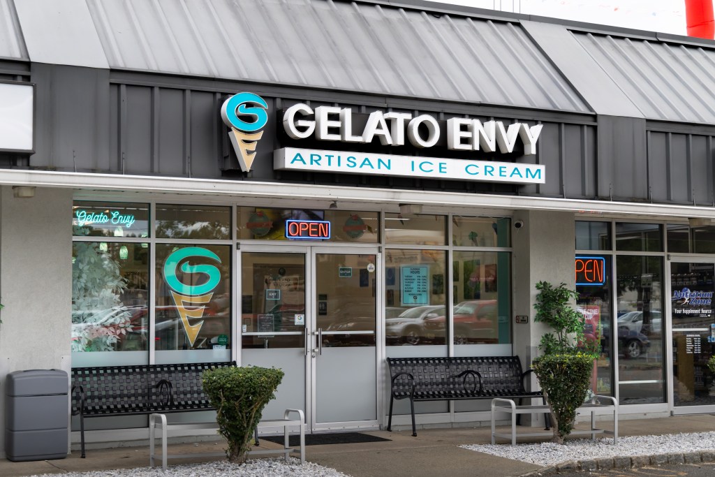 Gelato Envy Storefront, Rockaway NJ