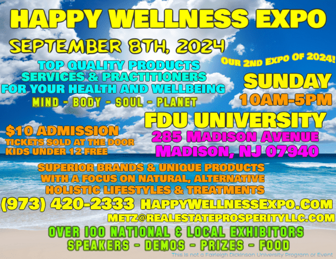 Happy Wellness Expo Flyer - Madison NJ