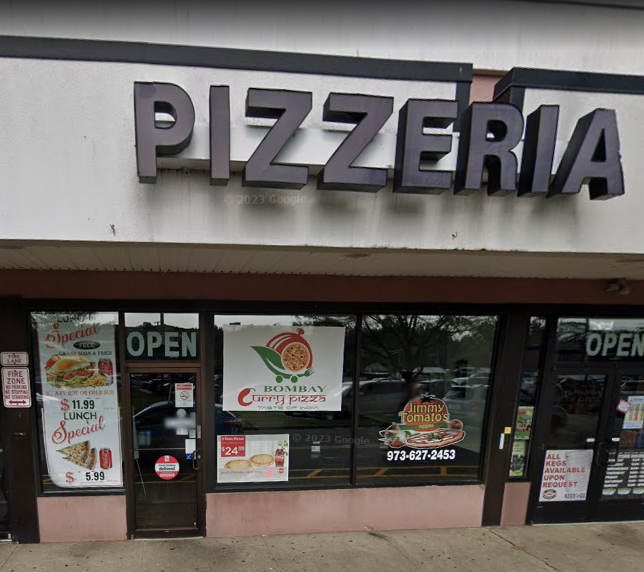 Jimmy Tomatos and Bombay Curray Pizza Denville NJ Pizzeria