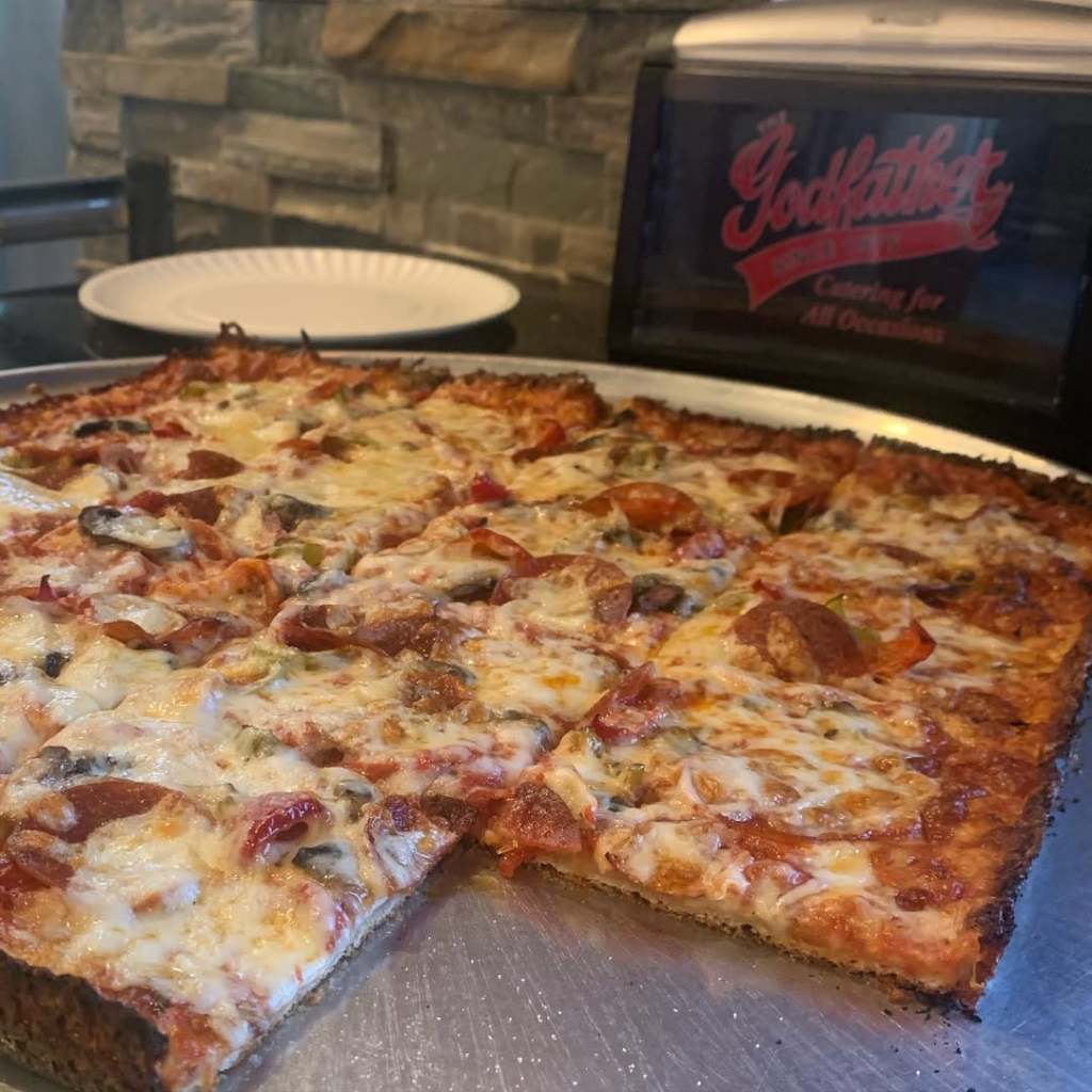 Photo of Pizza at the Godfather of Morristown, NJ