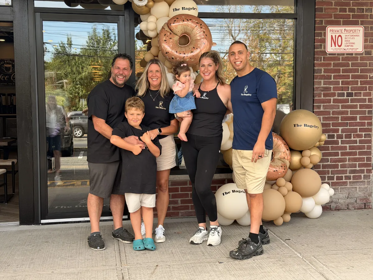 Opening day at The Bagelry in Chatham